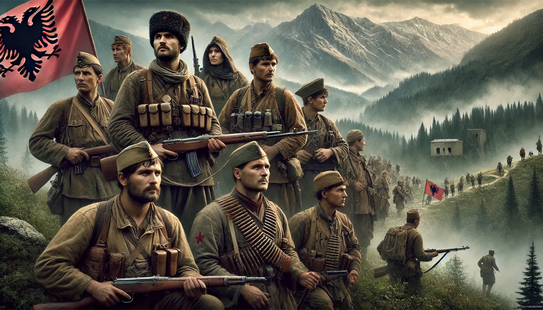 Cover: Die Partisanen – Albanien im Zweiten Weltkrieg